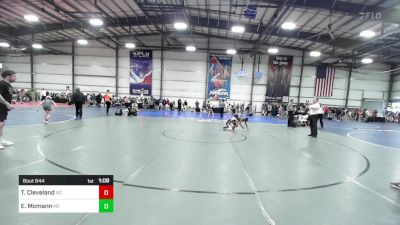 75 lbs Quarterfinal - Travon Cleveland, NC vs Evan Mcmann, ME