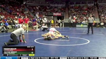 3A-120 lbs Champ. Round 1 - Payton Bright, Ankeny Centennial vs Mason Besler, Dubuque Senior