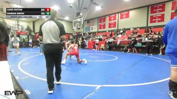 144 lbs Consi Of 16 #1 - Luke Patton, Bishop Kelley vs Damian Smith, Skiatook HS