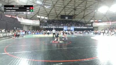 Girls 2A 155 lbs Champ. Round 1 - Iteina Soko, Hudson`s Bay (Girls) vs Autumn Weinke, Centralia (Girls)