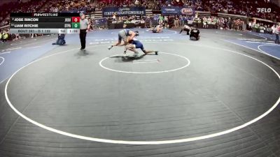 D 1 132 lbs Champ. Round 2 - Liam Ritchie, St. Paul`s vs Jose Rincon, Jesuit