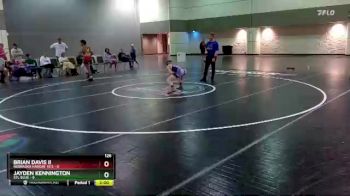 126 lbs Round 4 (16 Team) - Brian Davis II, Nebraska Hangin` 10`s vs Jayden Kennington, STL Blue