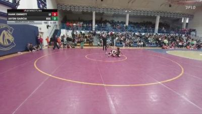 70 lbs Quarterfinal - Hank Emmett, Greybull/Riverside Middle School vs Jaydn Garcia, Worland Middle School