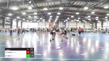 126 lbs Rr Rnd 2 - Gunnar Myers, Mat Assassins vs Blake Wolf, High Rollers