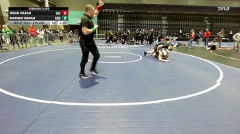 215 lbs 7th Place - Brian Haran, Gilroy vs Mathew Hinkle, Cascade