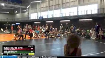 120 lbs Round 7 (10 Team) - JASMINE BROWN, Alabama Elite Gold vs Evelyn Holmes-Smith, Assassins WC Black