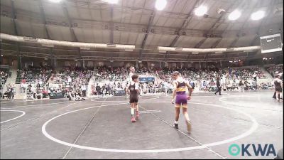 52 lbs Consolation - Kainen Hunter, Vian Wrestling Club vs Maverick Meadows, Tuttle Wrestling