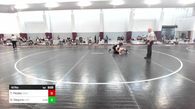 157 lbs Consi Of 8 #2 - Tanner Peake, Davidson vs Daniel Segura, Ohio