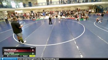 27-38 lbs Round 2 - Beau Irons, Club King - North Sanpete vs Calvin McCoy, Charger Wrestling Club