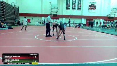 157 lbs Cons. Semi - Cohdi Sheldon, Unattached vs Andrew Porter, Pacific (OR)