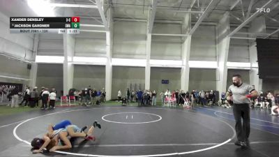 120 lbs Champ. Round 1 - Jackson Gardner, Sanderson Wrestling Academy vs Xander Densley, 3A - Carbon