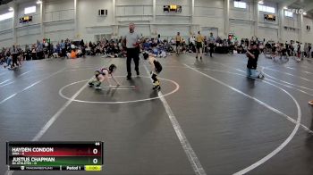 44 lbs Round 3 (8 Team) - Hayden Condon, DWA vs Justus Chapman, 84 Athletes