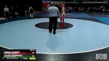 107G Champ. Round 1 - Jordan Aldridge, West Valley Wolfpack vs Hayden VanderPool, Colony High School