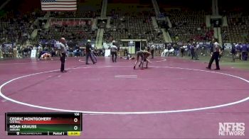 106 lbs Cons. Round 3 - Noah Krauss, Auburn vs Cedric Montgomery, Central