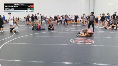 112 lbs Round 5 (10 Team) - Sophia Lee, Blackman WC vs Kaydee Jackson, GA United