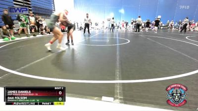 115 lbs Round 1 (4 Team) - Dax Folsom, OpenMats Wrestling Club vs James Daniels, East Kansas Eagles Gold