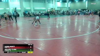 126 lbs Round 7 (10 Team) - Michael Clark, Canfield vs Jaden Roett, AAWA