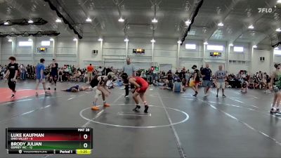 120 lbs Round 3 (6 Team) - Brody Julian, Osprey WC vs Luke Kaufman, Ohio Valley