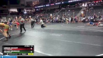 132 lbs Cons. Round 2 - Jordan Aschoff, Team Nebraska vs Nevaeh Grunhuvd, Team Montana