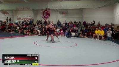 285 lbs Cons. Round 2 - Alex Carl, Rocky Mountain vs Jayden Ritchie, Grand Junction