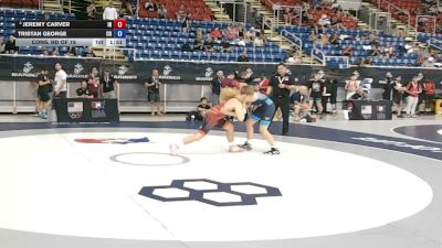 126 lbs Cons. Rd Of 16 - Jeremy Carver, Indiana vs Tristan George, Colorado