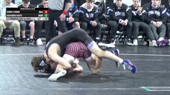 144 lbs Finals (1st & 3rd) - Airic Conn, Dowling Catholic vs Hayden Hutt, Waukee Northwest