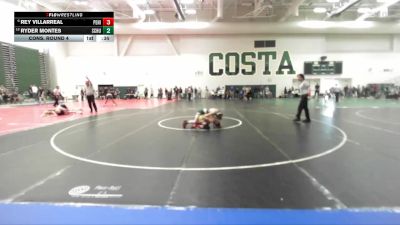 106 lbs Cons. Round 4 - Ryder Montes, Schurr vs Rey Villarreal, Peninsula