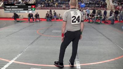 75_B lbs Round Of 32 - Gino Lascari, North Star vs Blake Bernatowicz, Harborcreek