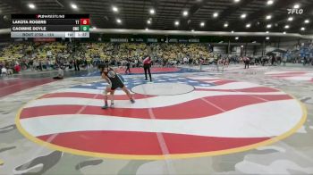 124 lbs Quarterfinal - Lakota Rogers, Tatanka Tuff vs Caoimhe Doyle, Gorilla Wrestling Club