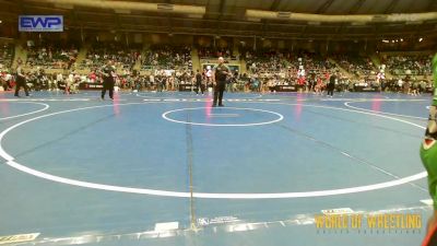 49 lbs Consi Of 8 #1 - Leland Sheard, Nebraska Boyz vs Jose Rosas Jr., OKC Saints Wrestling