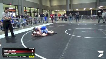 132 lbs Cons. Round 2 - Asher Larson, Jackson Co. vs Zane Helmers, Kansas Young Guns