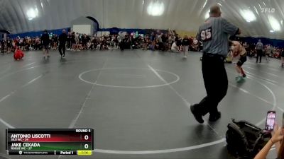 110 lbs Round 5 (8 Team) - Jake Cekada, Rogue WC vs Antonio Liscotti, Silo WC