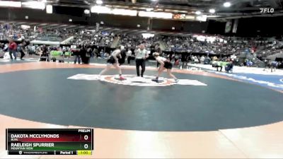 126 lbs Prelim - Dakota Mcclymonds, Buhl vs Raeleigh Spurrier, Mountain View