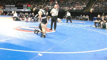 126 Class 2 lbs Quarterfinal - Brody Winters, Ste. Genevieve vs Logan Bates, Excelsior Springs
