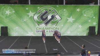 Alpha Company Tumbling and Cheer - Mini Generals [2025 L1 Mini - Novice - Restrictions Day 1] 2025 CSG Indy Challenge