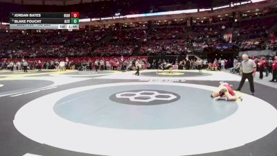 106 lbs Quarters - Jordan Bates, Beaver vs Blake Foucht, Alter