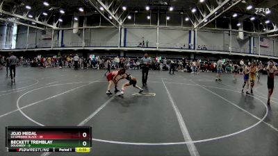 68 lbs Round 5 (10 Team) - JoJo Medal, U2 Uprising Black vs Beckett Tremblay, Doughboy