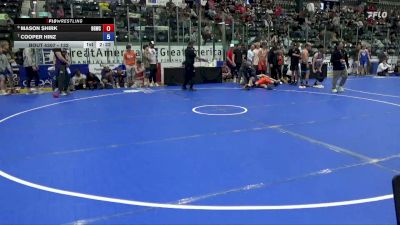 132 lbs Semis - Mason Shirk, Big Game Wrestling Club vs Cooper Hinz