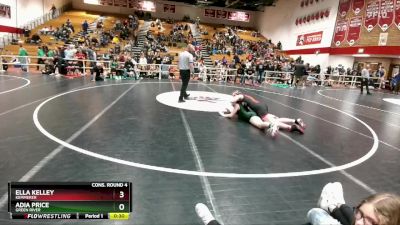 170 lbs Cons. Round 4 - Adia Price, Green River vs Ella Kelley, Kemmerer
