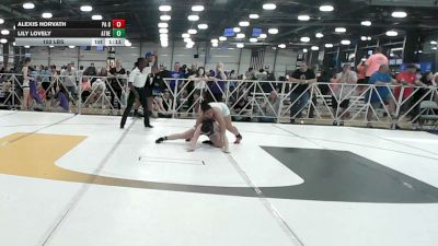 152 lbs Rr Rnd 3 - Alexis Horvath, PA DXI Elite - HSG vs Lily Lovely, Athena Wrestling Purple - HSG