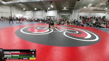 130 lbs Champ. Round 1 - Addison Thomas, Kelly Walsh vs Dyana Zamarripa, Englewood
