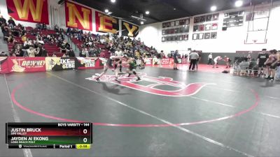 144 lbs Cons. Round 3 - Justin Bruck, Simi Valley vs Jayden Ai Ekong, Long Beach Poly