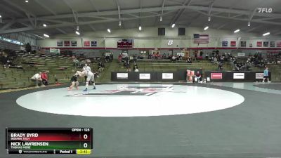 125 lbs Cons. Round 2 - Brady Byrd, Indiana Tech vs Nick Lawrensen, Thomas More