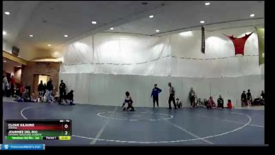 70 lbs Cons. Semi - Journee Del Rio, HardWay Wrestling Academy vs Clohe Kilgore, Indiana