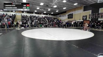 132 lbs Quarterfinal - Cristian Pote, Danbury vs Leonardo Vives, Trumbull
