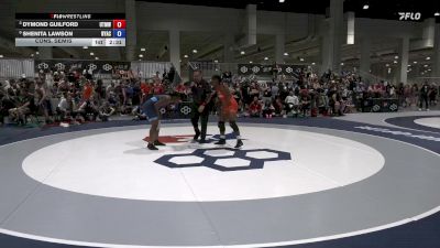 76 lbs Cons. Semis - Dymond Guilford, USOPTC/ Titan Mercury Wrestling Club (TMWC) vs Shenita Lawson, New York Athletic Club