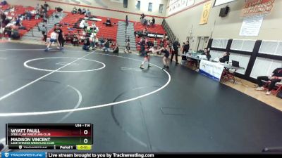 114 lbs 3rd Place Match - Madison Vincent, Lake Stevens Wrestling Club vs Wyatt Paull, Steelclaw Wrestling Club