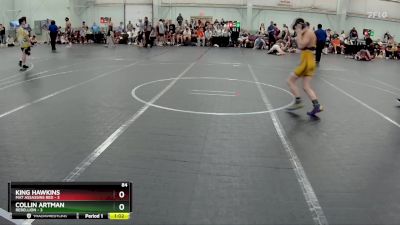 84 lbs Round 6 (8 Team) - Collin Artman, Rebellion vs King Hawkins, Mat Assassins Red