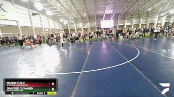 120 lbs 1st Place Match - Drayger Cloward, Uintah Wrestling vs Mason Child, Wyoming Underground