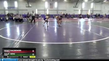 125 lbs Quarterfinal - Wyatt Kaczrowski, Augsburg vs Kolby Heinz, Loras